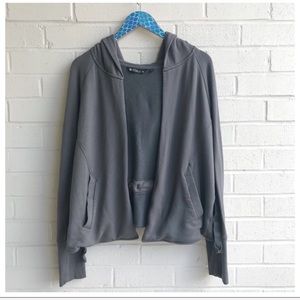 Athleta Clarity Cinch Modal Grey Active Cardigan